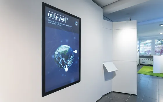 Large-format LED integration and interactive media technology