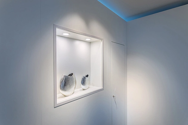 Unobtrusive maintenance access without visual disruption
